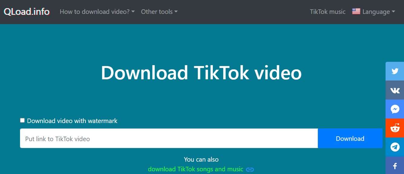 Www.Tiktok Downloader.Com Qload.info