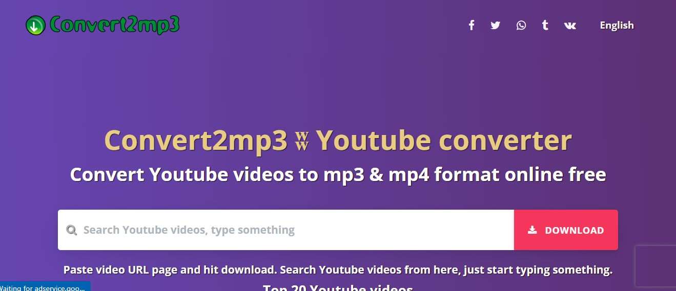 Youtube Downloader -- Mp3 Convert2MP3