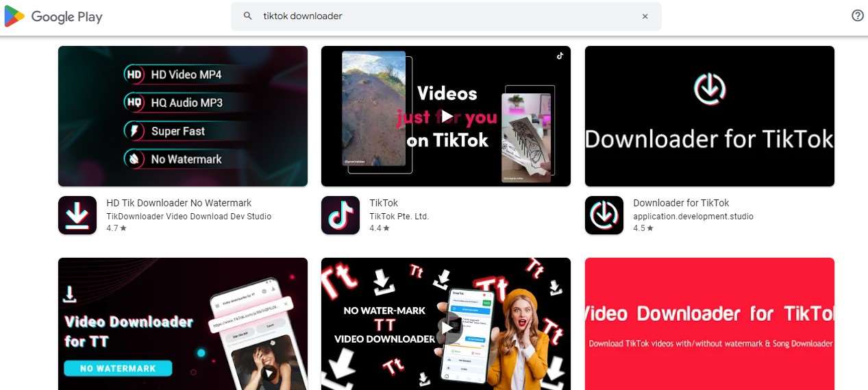 Download TikTok Downloader Cara Umum
